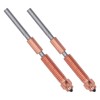 2Pcs Quick Swap 3D Printer Nozzle Integrated Replacement Ti Alloy