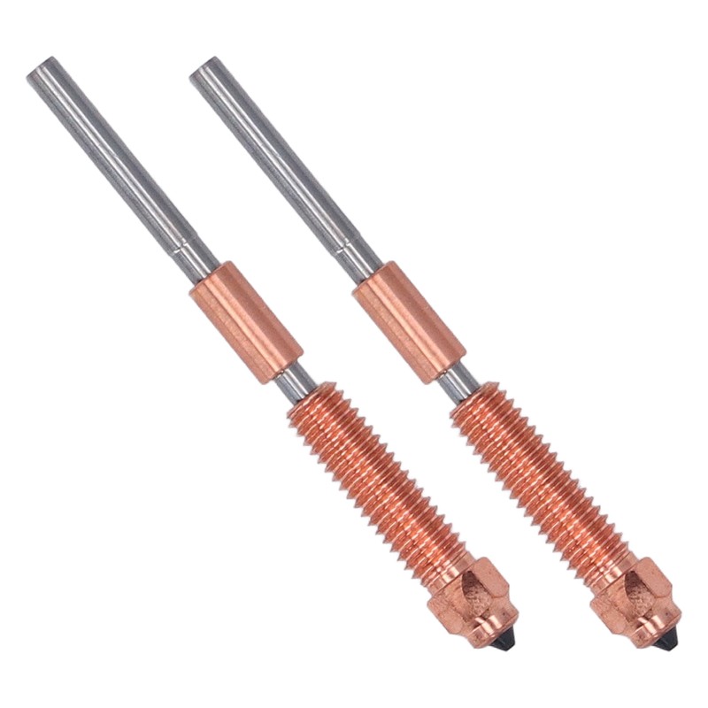 2Pcs Quick Swap 3D Printer Nozzle Integrated Replacement Ti Alloy