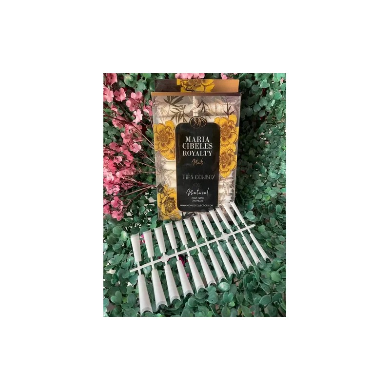 Tips Forma Cowboy 240 Piezas Natural. Maria Cibeles Royalty