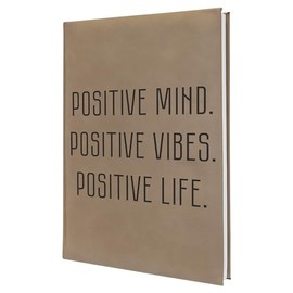 Positive Mind Vibes Life Notebook - Clean Sans-Serif Font, Ideal for Positivity and Personal Growth