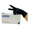 Ambiderm Guantes descartables antideslizantes Ambiderm Soft color negro talle XS