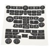 Car Interior Button Repair Decal Set Door Lock Button Decals