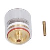 5Pcs/Set TIG Welding Torch Cup Brass Glass Cups Collet Nozzle
