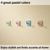 DEKAZIA® 8pcs Blue Cute Wall Hooks Cute Hooks Kids Wall