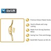 SISI UK Solid Brass 3-Inch Cleat Hook 2 Pieces Blind