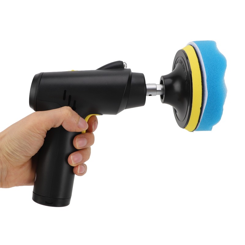 Cordless Buffer Polisher USB Rechargeable 3 Speeds Adjustable Portable Electric
