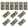 sourcing map 12Pcs 2x1 Inch Door Hinges Non-Mortise No Noise