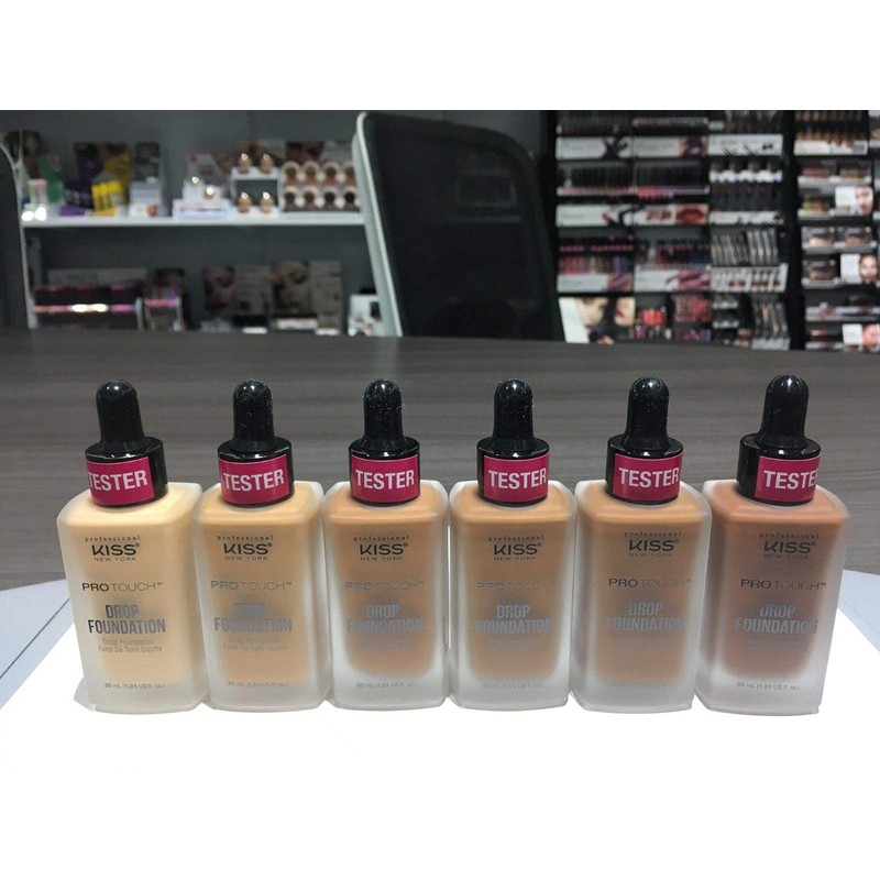 Kiss NY Professional PRO TOUCH Drop Foundation KPDF420 (Chestnut)