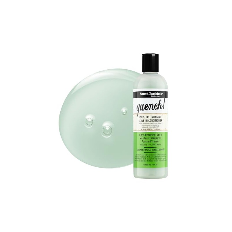Aunt Jackies Quench, Moisture Intensive Leave-in Conditioner, Ultra-Hydrating, Deep Moisture