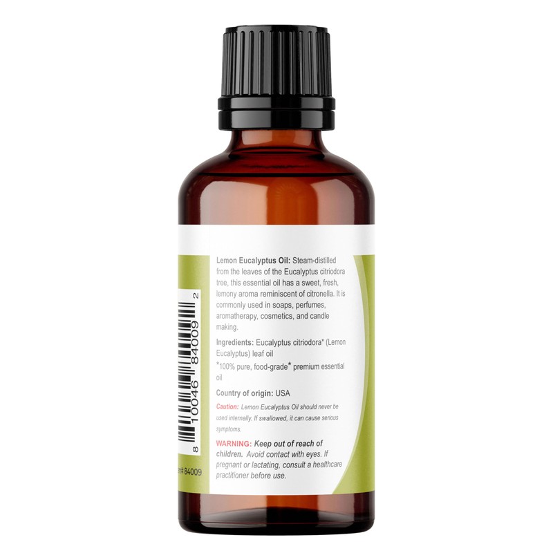 Viva Doria Lemon Eucalyptus Essential Oil, 100% Pure, Natural, Lemon-Eucalyptus