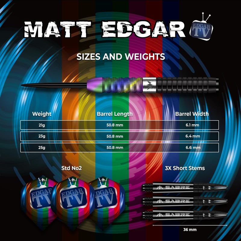 Mission | Matthew Edgar Darts | Steel Tip Darts Set
