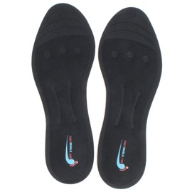 Best Foot Relief - Plantillas líquidas rellenas de glicerina, Negro -, M2 (10 US Women's)