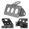 Motorcycle License Mount Plate Holder Bracket Side Mounted Tail Light