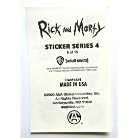 A&A Global Industries Rick and Morty Vending Sticker Decal Series 4 #8 of 15