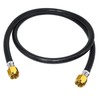 MCAMPAS Propane Hose Extension, 3/8 Inch RV Quick Connect, Gas