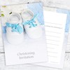 Olivia Samuel 20 x Christening Invitations from Boys Blue Shoes