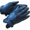 Ryda Childrens Leather Horse Riding Gloves Black or Brown (Medium,
