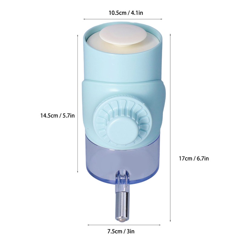 Rabbit Water Bottle Detachable Pet Cage Water Dispenser for Bunny