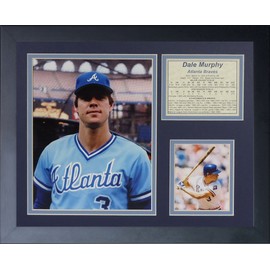 Legends Never Die "Dale Murphy" Framed Photo Collage, 11 x 14-Inch, (11185U)