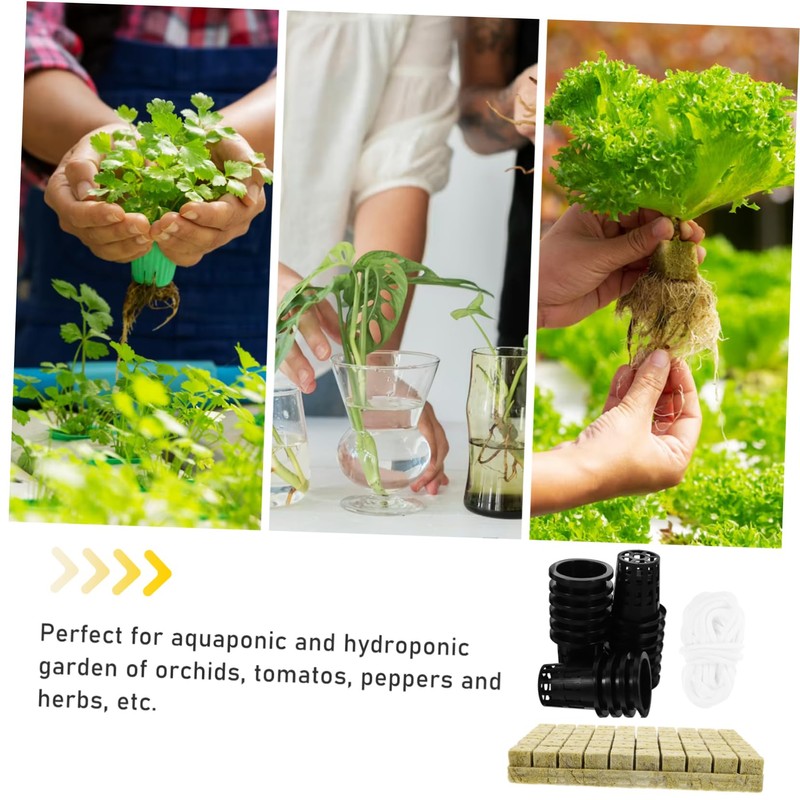 BESPORTBLE 1 Set Hydroponic Planting Kit Self Watering Grow Baskets