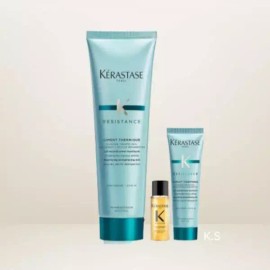 Kerastase 케라스타즈 시몽 테르미크 노워시 트리트먼트 150ml [[기획]본품+시몽30ml+하트빗키링 증정] Kérastase Symbiose Thermique No Wash Treatment 150ml [[Special Offer] Full Size + Symbiose 30ml + Heart Keyring Gift]