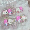 Hintokki Gundi handmade nail tips - ballerina / 힌토끼 궁디