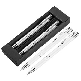 Paul Clover Luxury Pen & Pencil Gift Set – For Anniversary, Birthday, Christmas & Work – Presented in Classic Black Gift Box