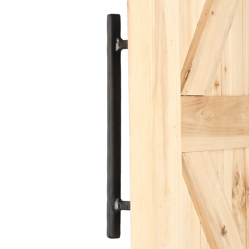 Eumtenr Rustic Barn Door Handles for Sliding Door, 12" Rhombus