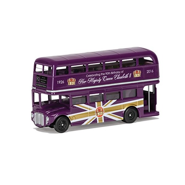 Corgi CC82326 The 90th Birthday of HM Queen Elizabeth II Commemorative Die-Cast Souvenir Classic Routemaster Model