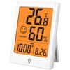 Timloon Digital Thermometer/Hygrometer, Indoor Thermometer/Hygrometer, LCD Large Screen, Backlight Function,