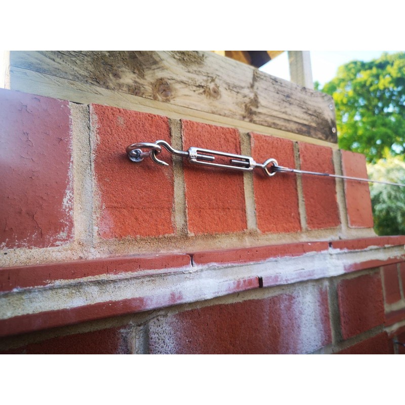 TooTaci Turnbuckle Wire Tensioner Kit for 2mm Wire Rope