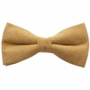 Bowties.jp bd420 Mustard Yellow Solid Color Bowtie, Bowtie, Easy to