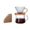 Gugrida 400ml 600ml Coffee Server, Drip Coffee Server, Hand Drip