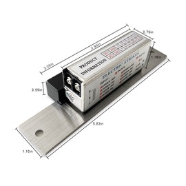 Olideauto Electric Door Strike Lock for Automatic Swing Door Opener, Stainless Steel DC12V 550lbs Fail Security Normally Power Off Lock