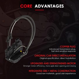 CCIYU Door Latch Lock Actuator Front Left Driver Side+Rear Left Driver Side Door Lock Actuators Compatible For Hyundai Sonata 2011-2014 Replaces 813103S010