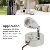 DC 10‑30V RV Reading Lamp Touch Control Adjustable Brightness Interior