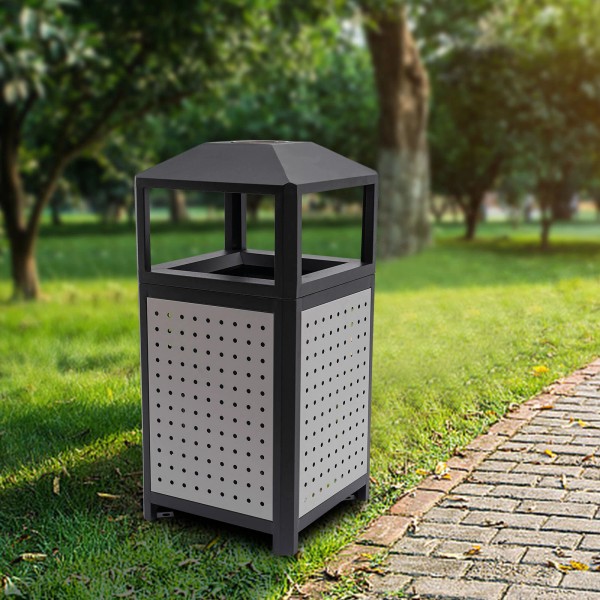 Unbranded Commercial Waste Container Outdoor Trash Can Garbage Enclosure Build-in