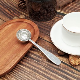 Measuring Spoon,Stainless Steel 18/8 Measuring Spoons,For Measuring Coffee,Pet Food,Grains,Tea Powder,Sugar,Flour,Baking Soda.1Pcs