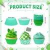 Glavatrix Cupcake Liners 200 Ct Sage Green 3 Patterns Paper