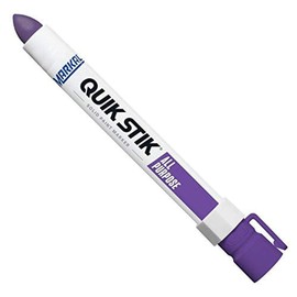 LACO Markal Industrial Marker, "Quick Stick", Purple, 61073