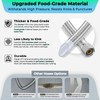 Refrigerator Ice Maker Water Line Kit - 30' Braided Stainless