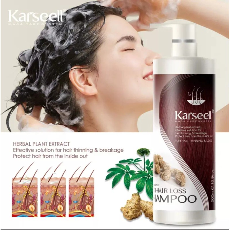 Karseell Anti Hair Loss Growth Repair Set Shampoo Conditioner Mask