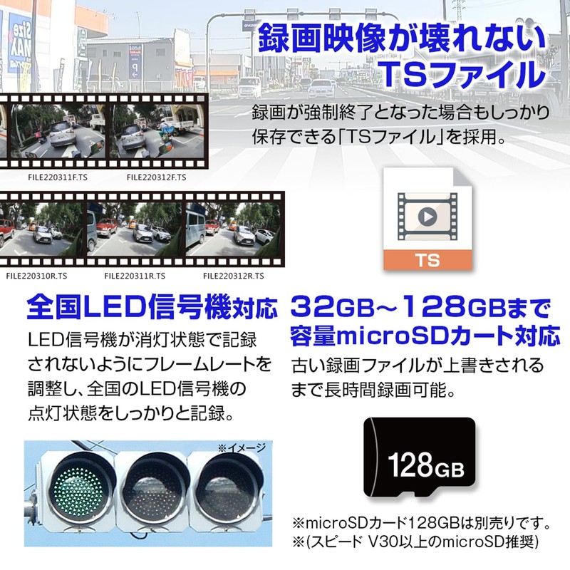 MUFU MF-BDVR003C Car Dash Camera, Ultra Lightweight, Compact, Easy Installation,