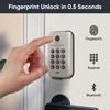 Wyze Auto-Lock Bolt, Fingerprint Keyless Entry Door Smart Bluetooth Deadbolt