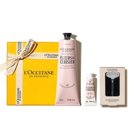L'Occitane  Gift Fleur de Serière Perfumed Hand Cream 150ml Set (Cherry Blossom) / 기프트 플뢰르 드 세리지에 퍼퓸드 핸드 크림 150ml 세트(체리 블라썸)