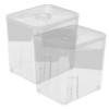 VILLFUL 2pcs Stackable Makeup Organizer Multi-purpose Cotton Pad Swab Holder