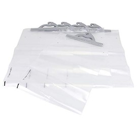 Monaco Deluxe Hang-Up Bags with Gray Handle 21 inches H x 14 inches W 5 Bags per Package