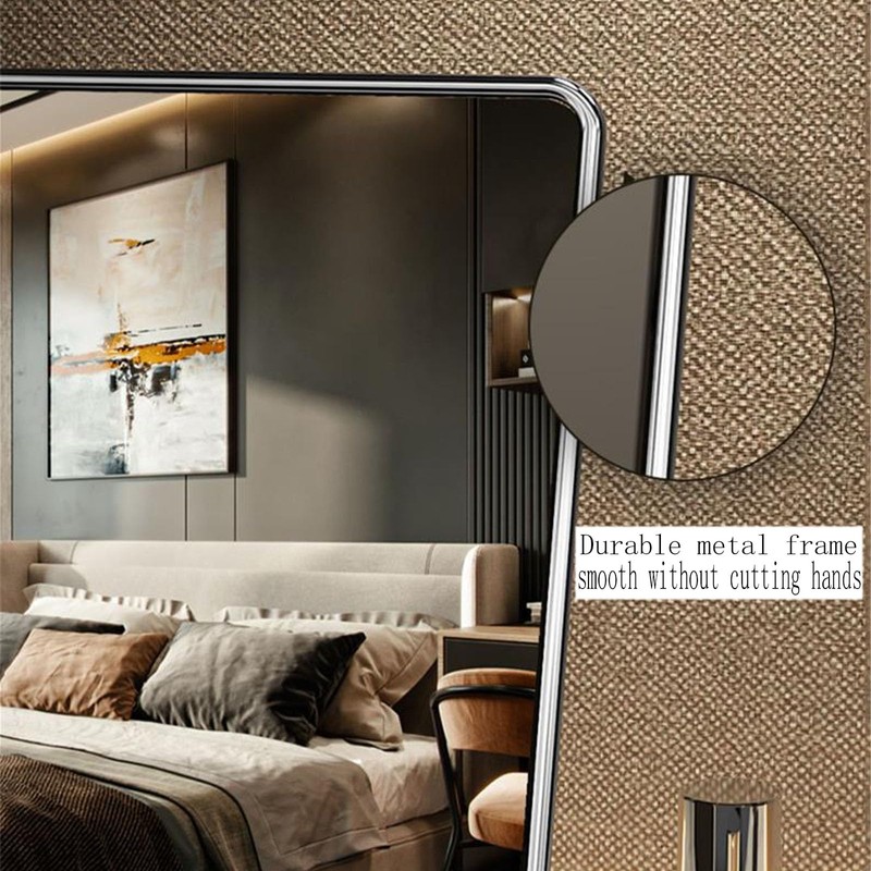 Numjeg Makeup Vanity Mirror Portable Desktop Mirror with Metal Stand
