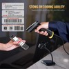 TEEMI 2D Barcode Scanner with Smart Stand USB Wired Handheld