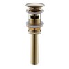 Wellsum Bathroom Pop-Up Drain Plumbing Sink Trim Kit, Solid Brass,